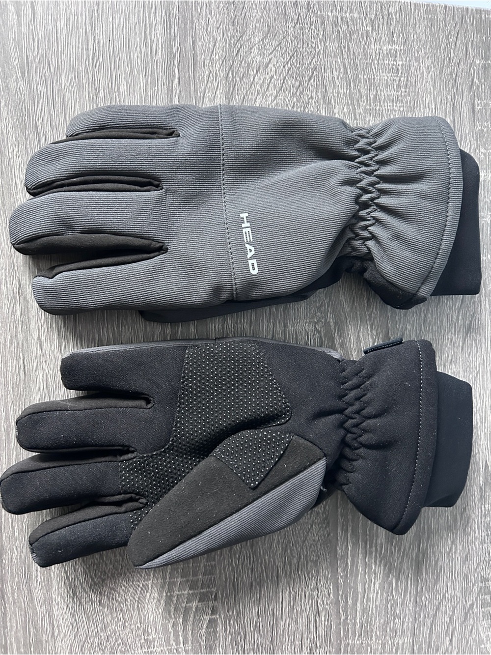 Head Men's Grey & Black Winter Grip Gloves